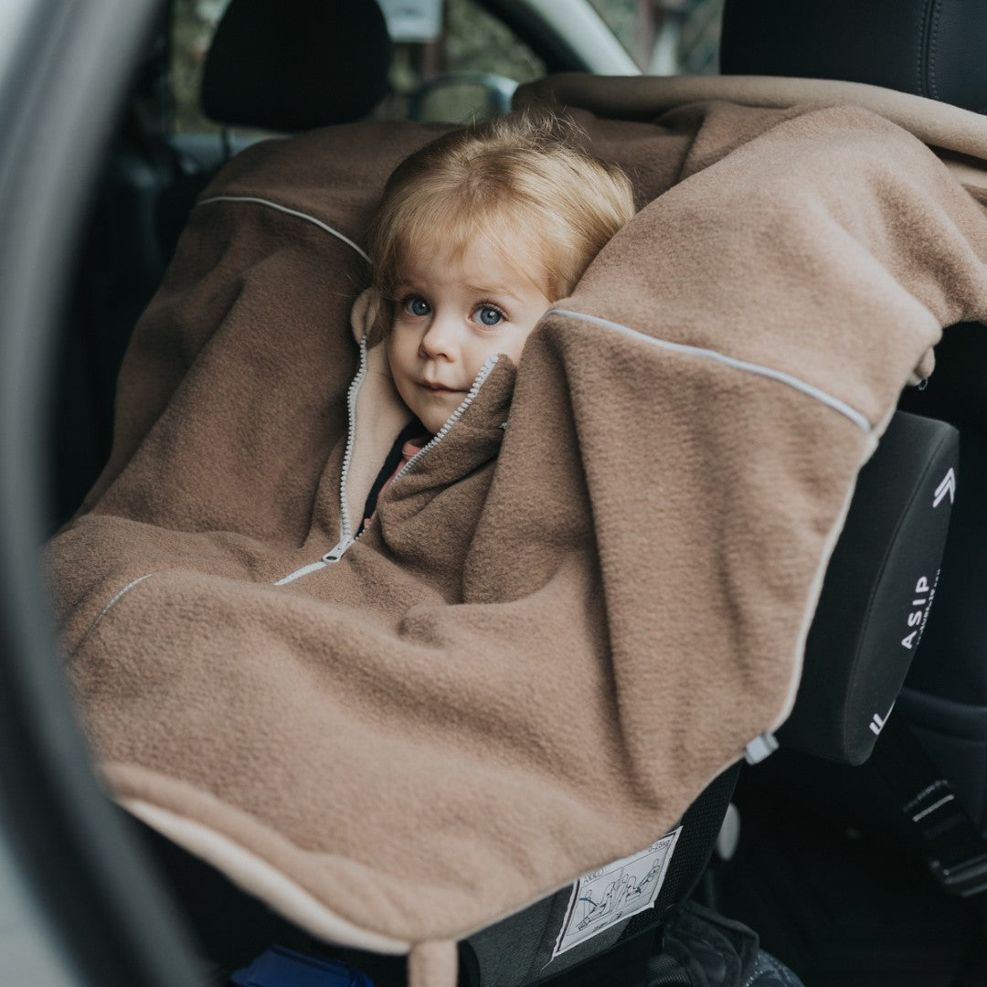 Automobilinės kėdutės pončas - Meškiuko ausys - BureiKids