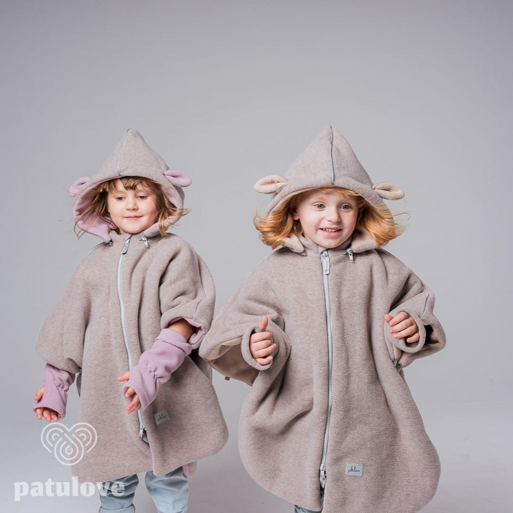 Automobilinės kėdutės pončas - Smėlio spalva - BureiKids