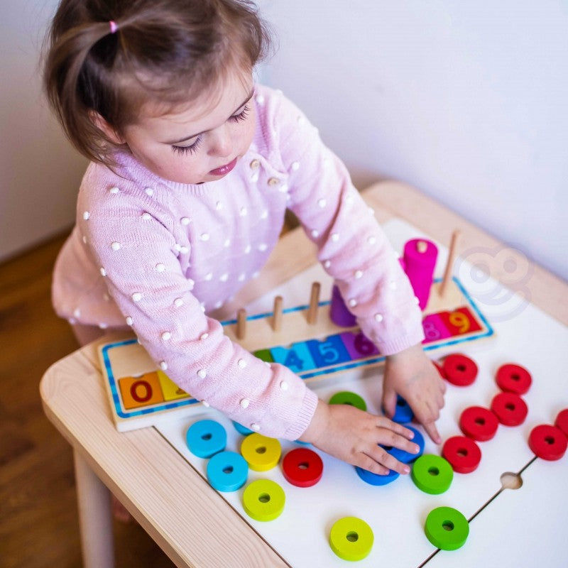 Dėlionė spalvų pažinimui ir skaičiavimui - BureiKids