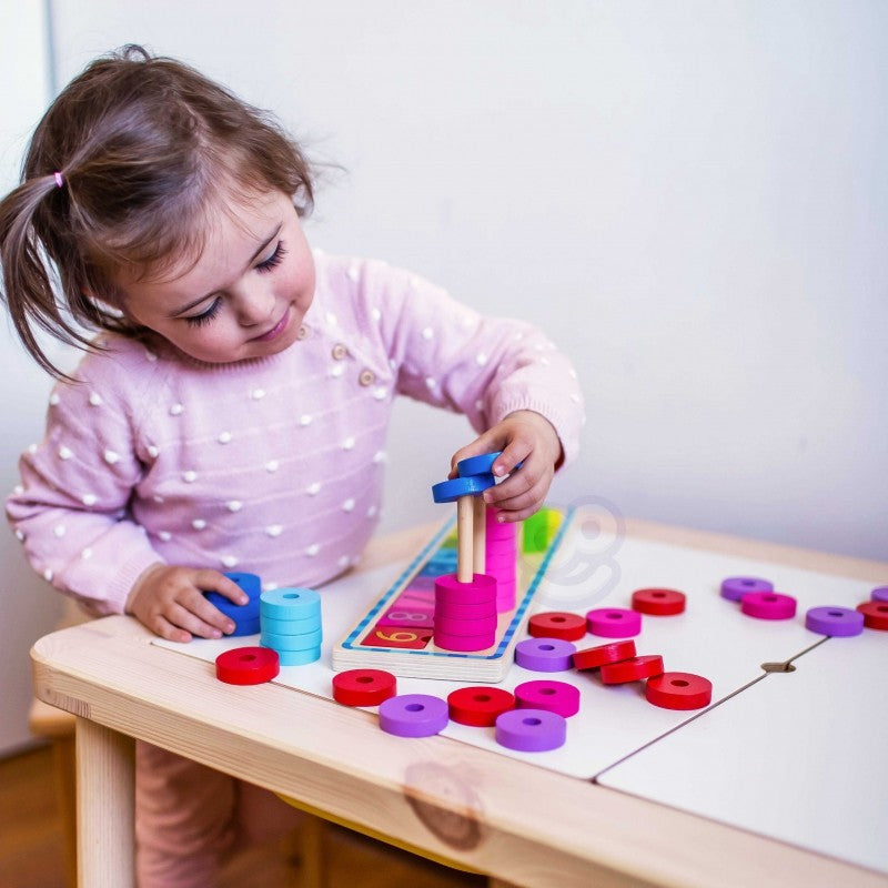 Dėlionė spalvų pažinimui ir skaičiavimui - BureiKids