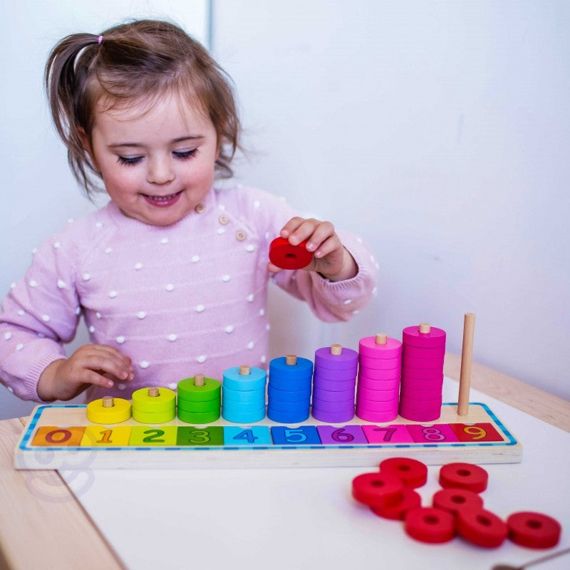 Dėlionė spalvų pažinimui ir skaičiavimui - BureiKids