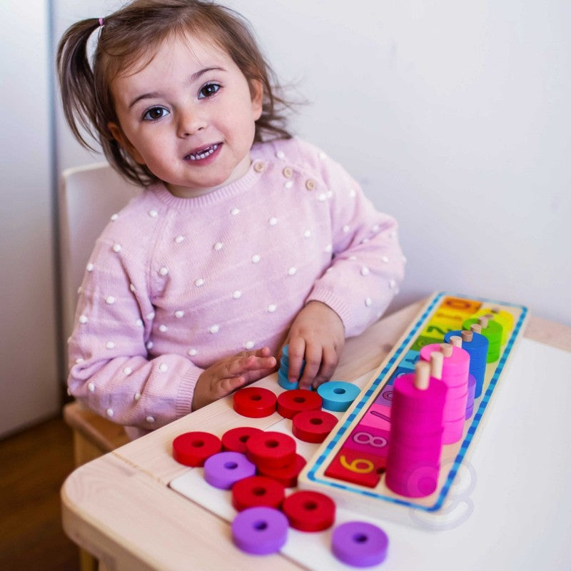 Dėlionė spalvų pažinimui ir skaičiavimui - BureiKids