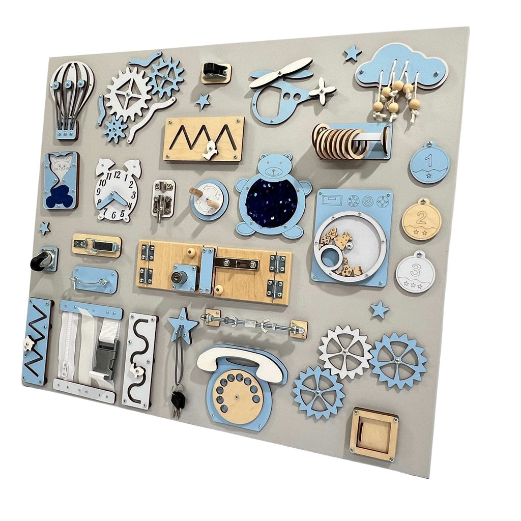 Didelė Montessori veiklos lenta (60×70 cm) - BureiKids