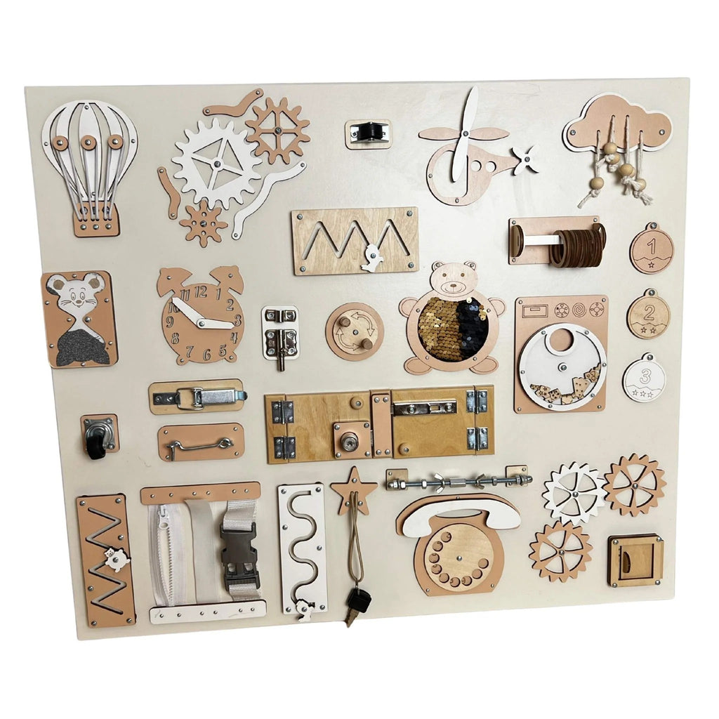 Didelė Montessori veiklos lenta (60×70 cm) - BureiKids