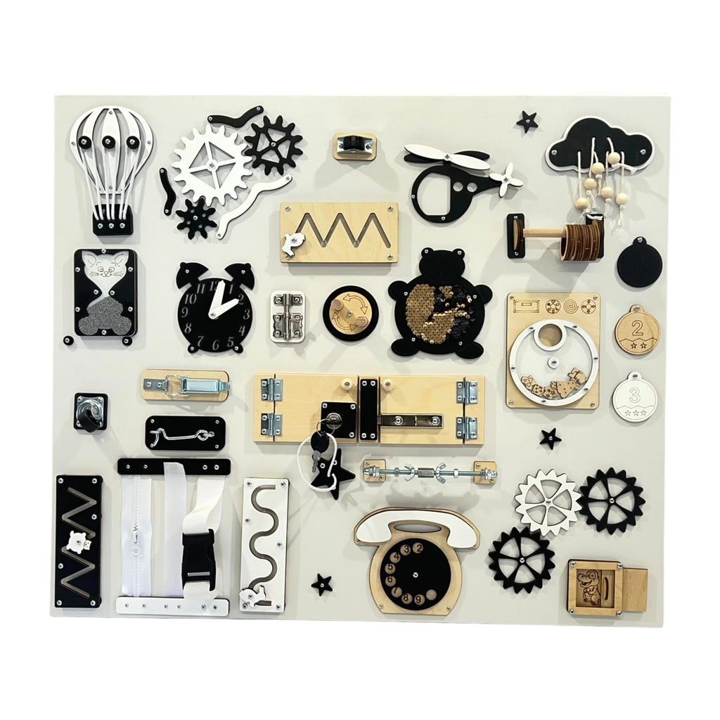 Didelė Montessori veiklos lenta (60×70 cm) - BureiKids