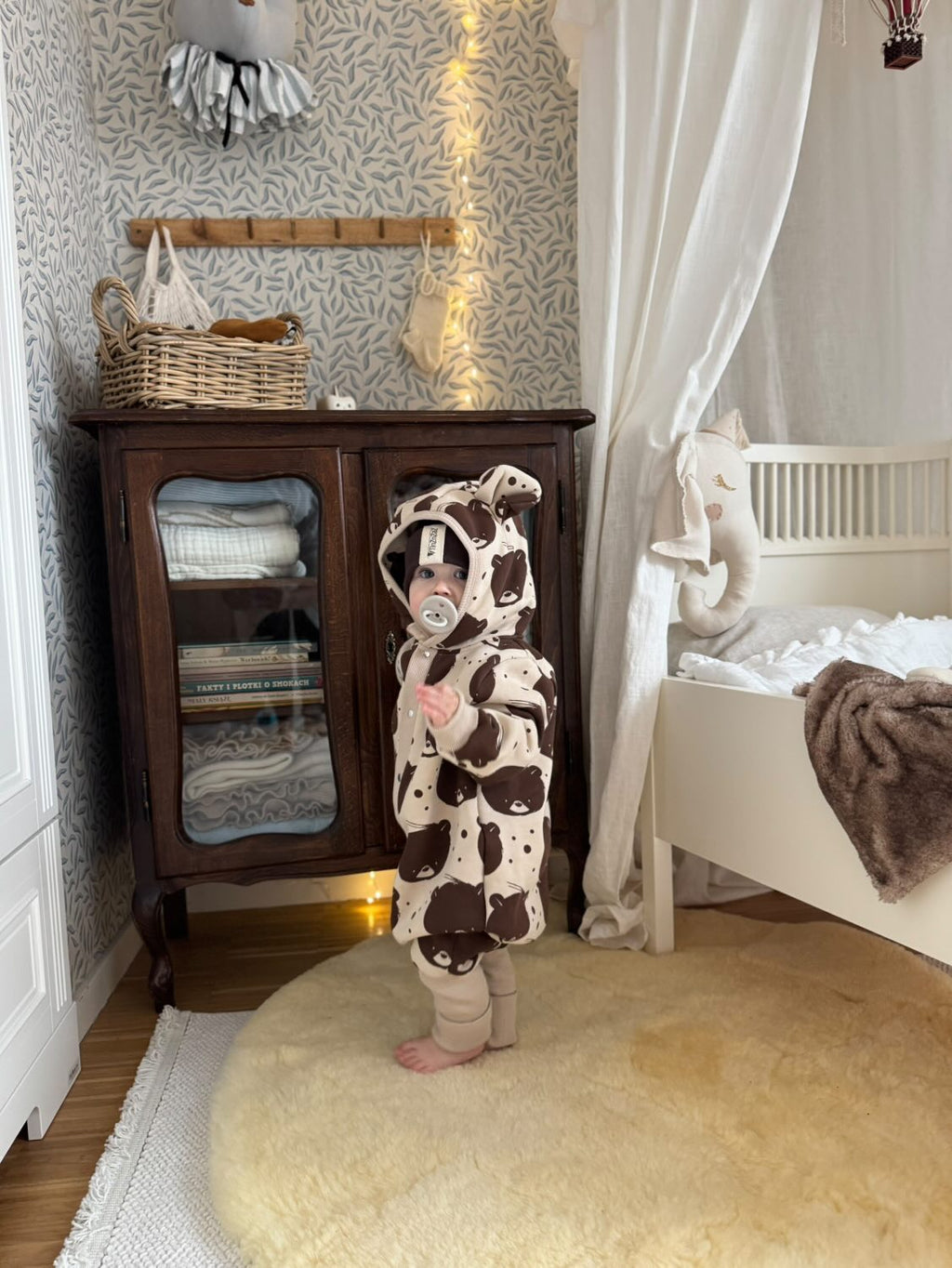 Kombinezonas vaikams ir kūdikiams - Smėlio spalvos meškiukas - BureiKids