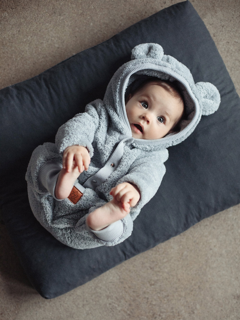 Kombinezonas vaikams ir kūdikiams - Švelni pilka - BureiKids