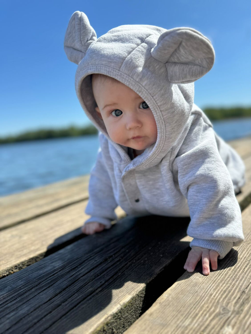 Kombinezonas vaikams ir kūdikiams - Pilka - BureiKids