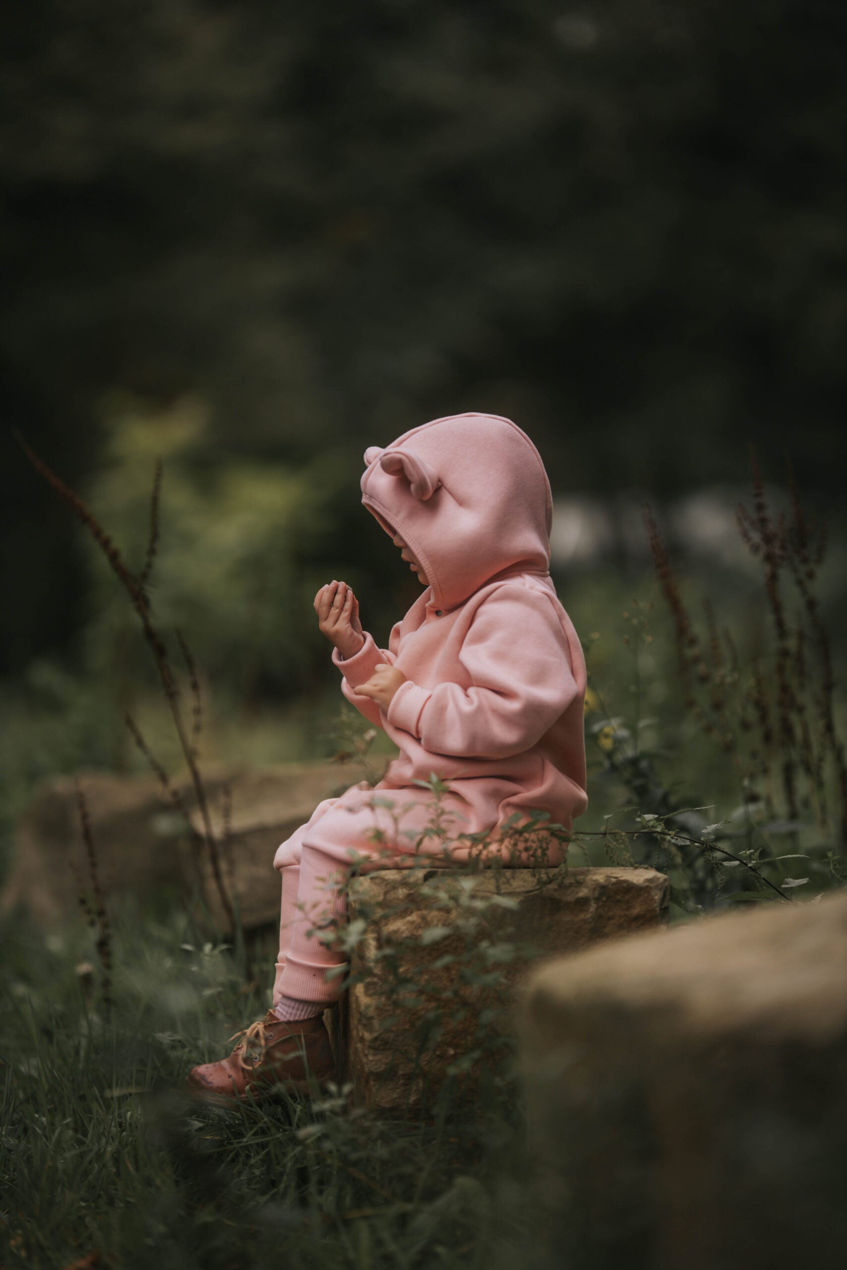 Kombinezonas vaikams ir kūdikiams - Persikinis - BureiKids