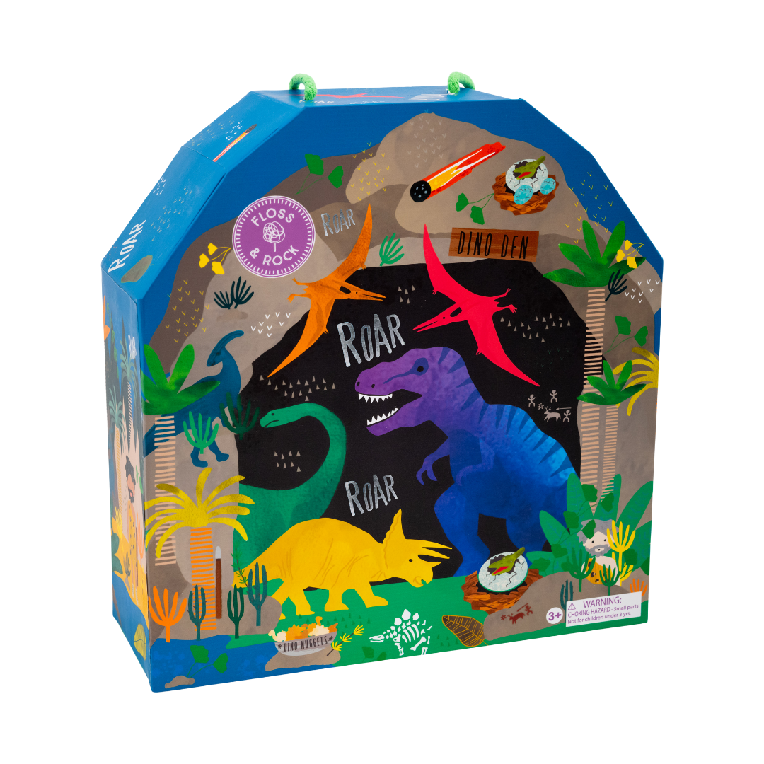 Medinių figūrėlių rinkinys - Dinozaurai - BureiKids