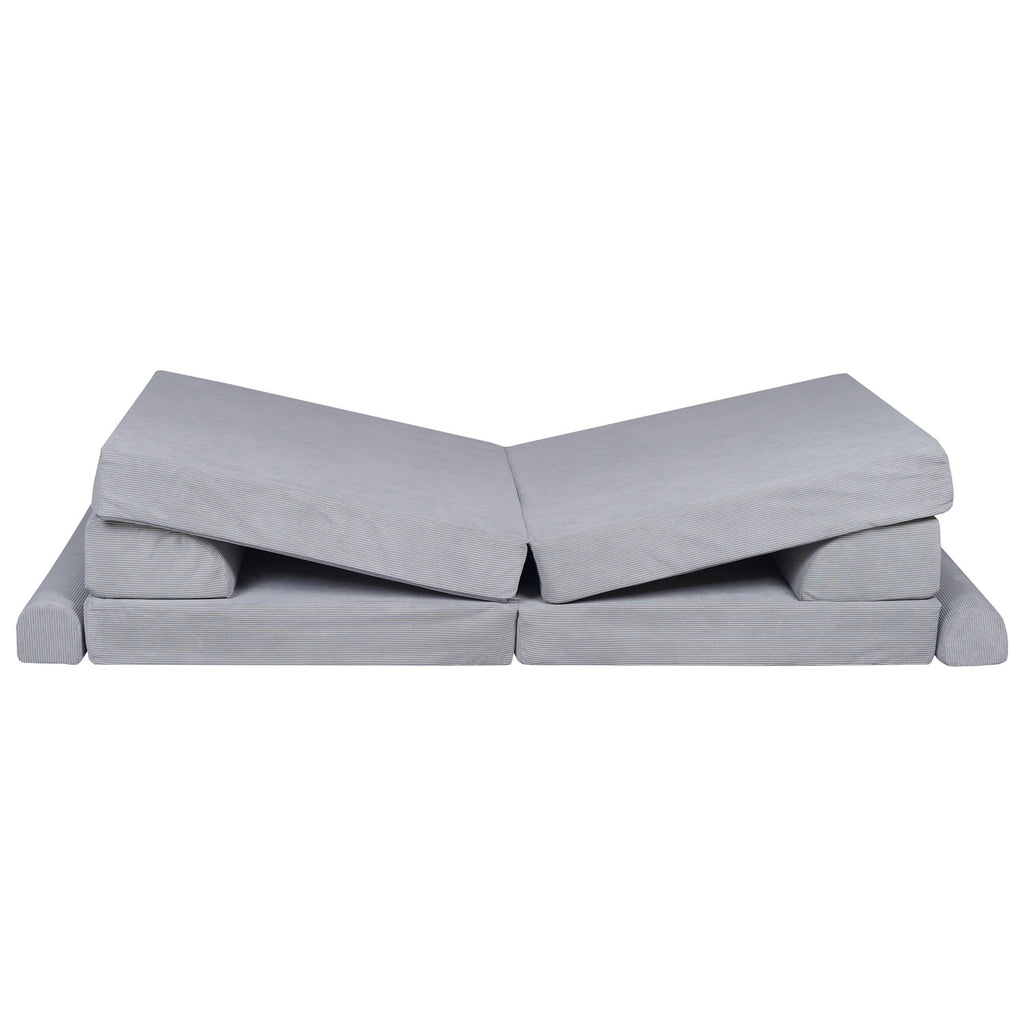 MeowBaby® Didelė modulinė Sofa - Pilkos spalvos - BureiKids