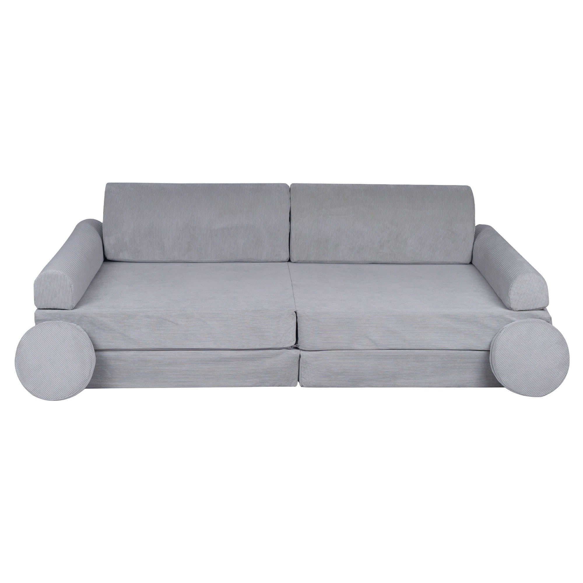 MeowBaby® Didelė modulinė Sofa - Pilkos spalvos - BureiKids