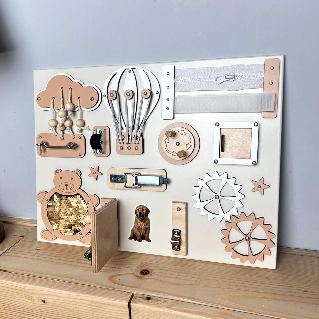 Mini Montessori veiklos lenta su durelėmis (30×40 cm) - BureiKids