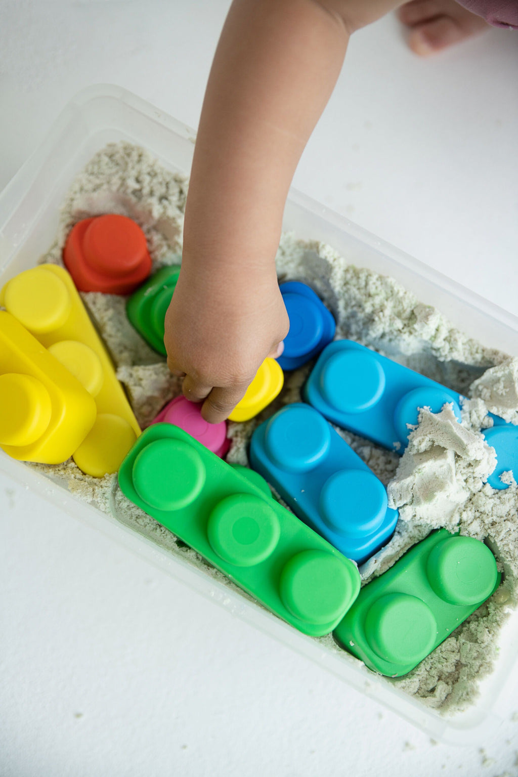 Minkštų kaladėlių rinkinys su ratukais -33 vnt - BureiKids
