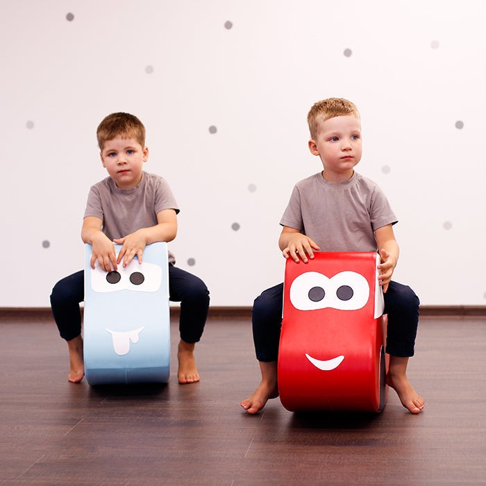 Minkštas supamasis žaislas - Raudona Mašina  - BureiKids
