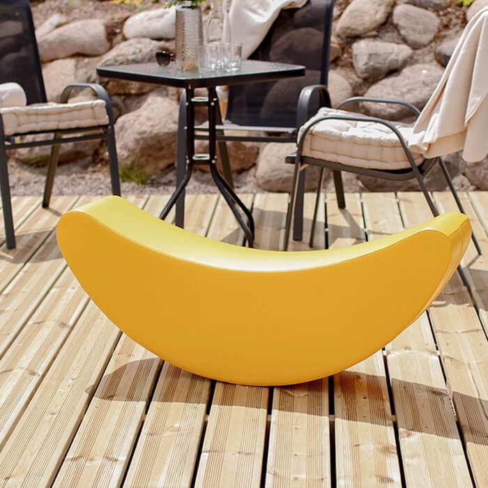 Minkštas supamasis žaislas - Geltonas Bananas - BureiKids