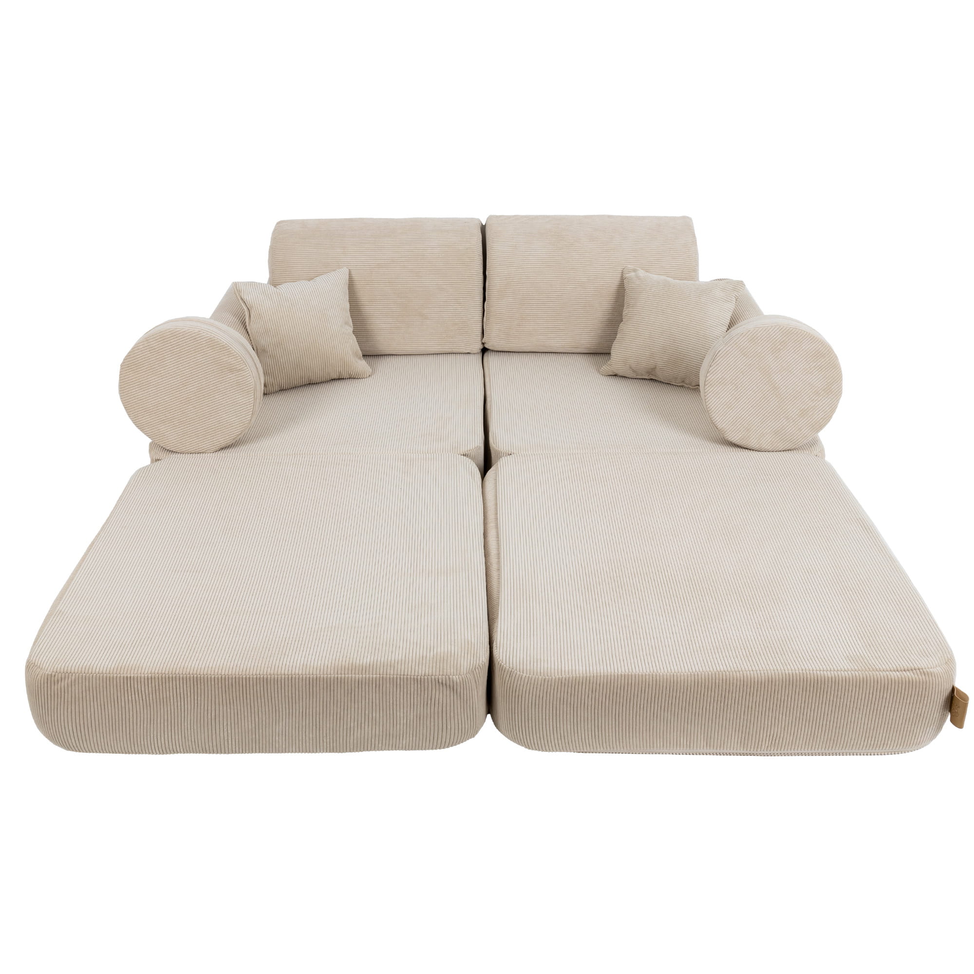 Modulinė sofa vaikams vidutinio dydžio - Slimcord Ecru - BureiKids