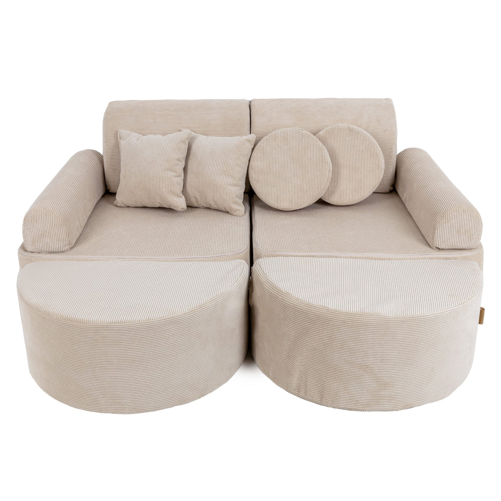 Modulinė sofa vaikams vidutinio dydžio - Slimcord Ecru Plus - BureiKids