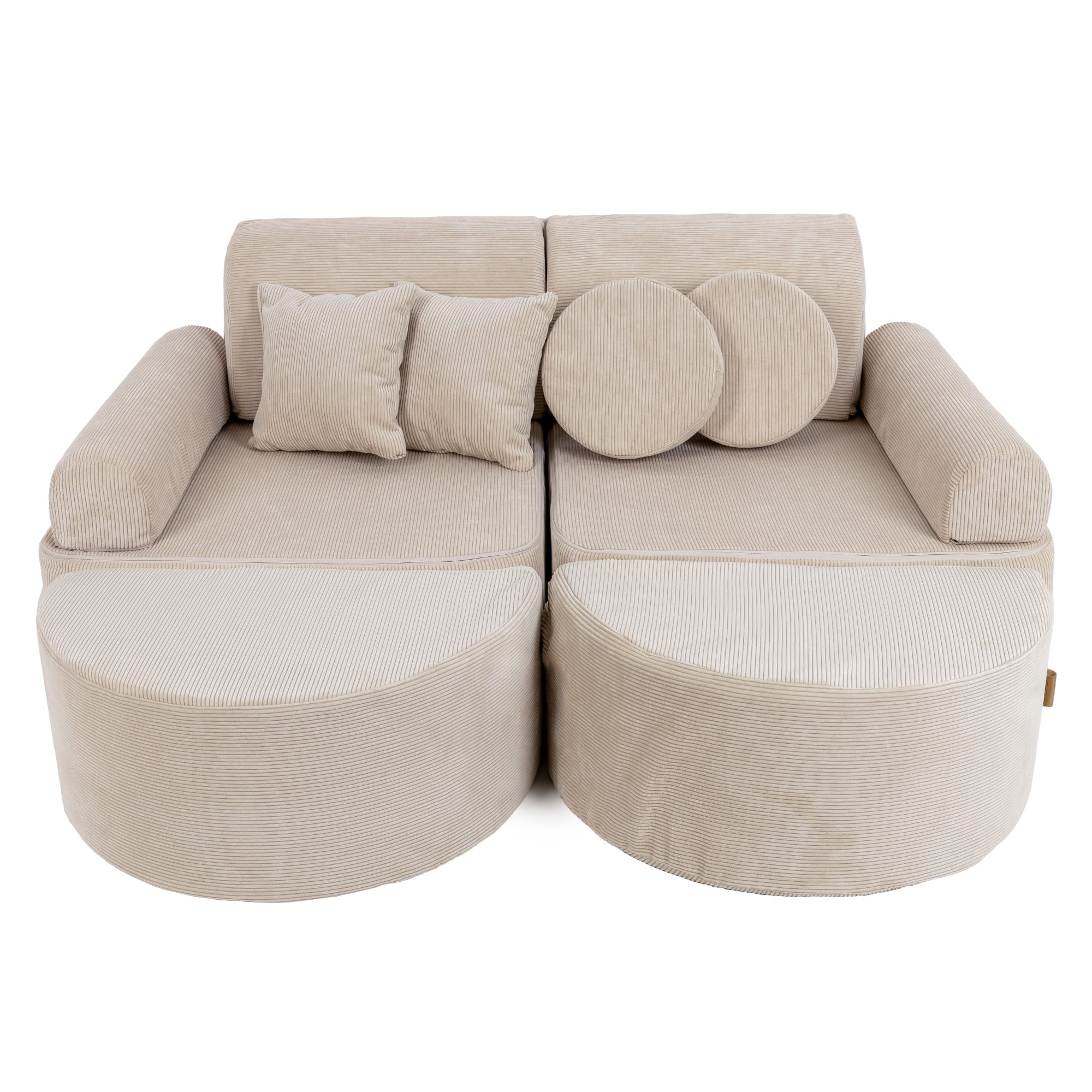 Modulinė sofa vaikams vidutinio dydžio - Slimcord Ecru Plus - BureiKids