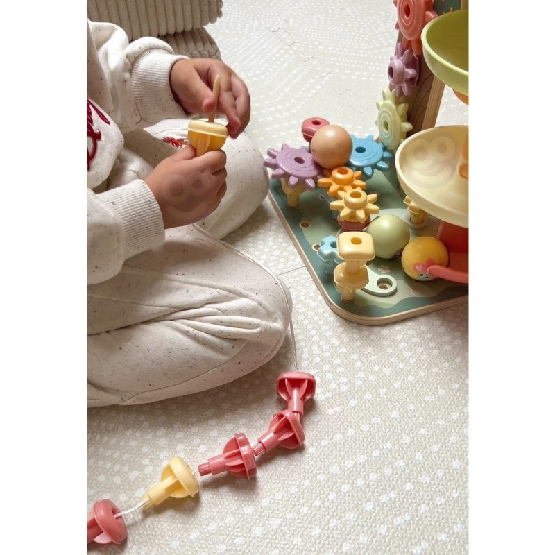 Montessori 4-in-1 lavinamasis rutuliukų medis - BureiKids