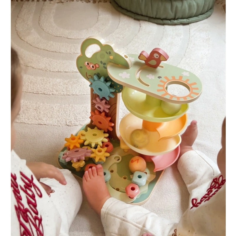 Montessori 4-in-1 lavinamasis rutuliukų medis - BureiKids
