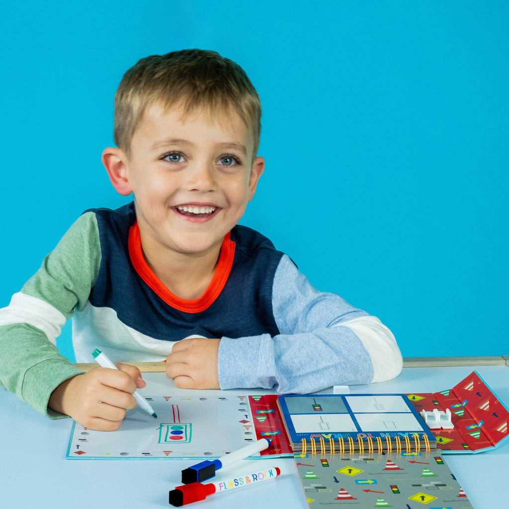 Piešimo rinkinys vaikams - statybos  - BureiKids