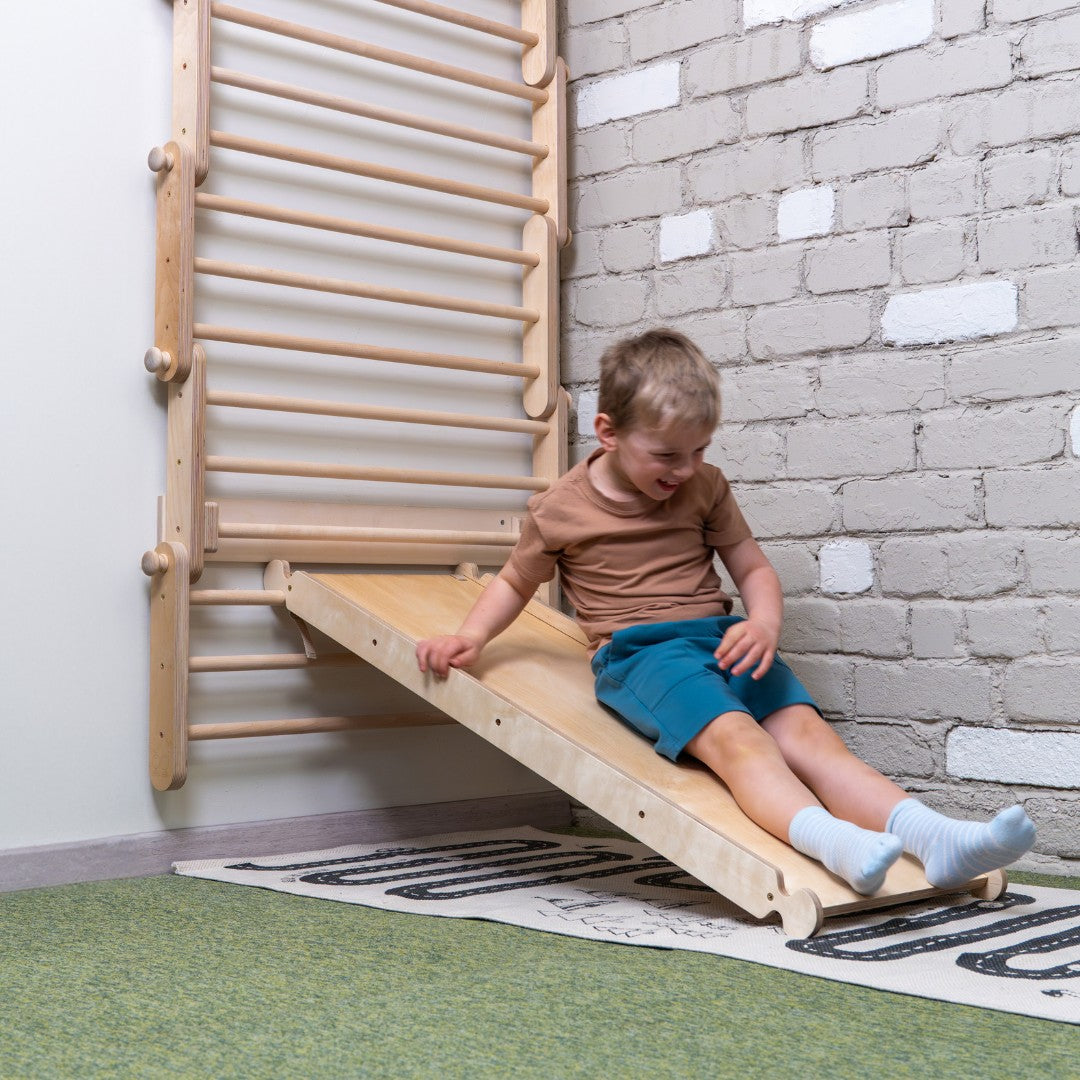 Rėmo-prie-sienos komplektas – priedas laipiojimo rėmams - BureiKids