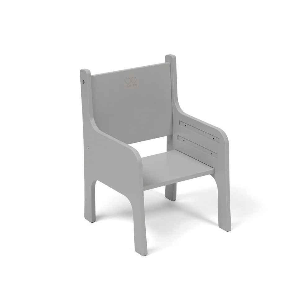 TULLA - Height-adjustable Kids Chair - Grey