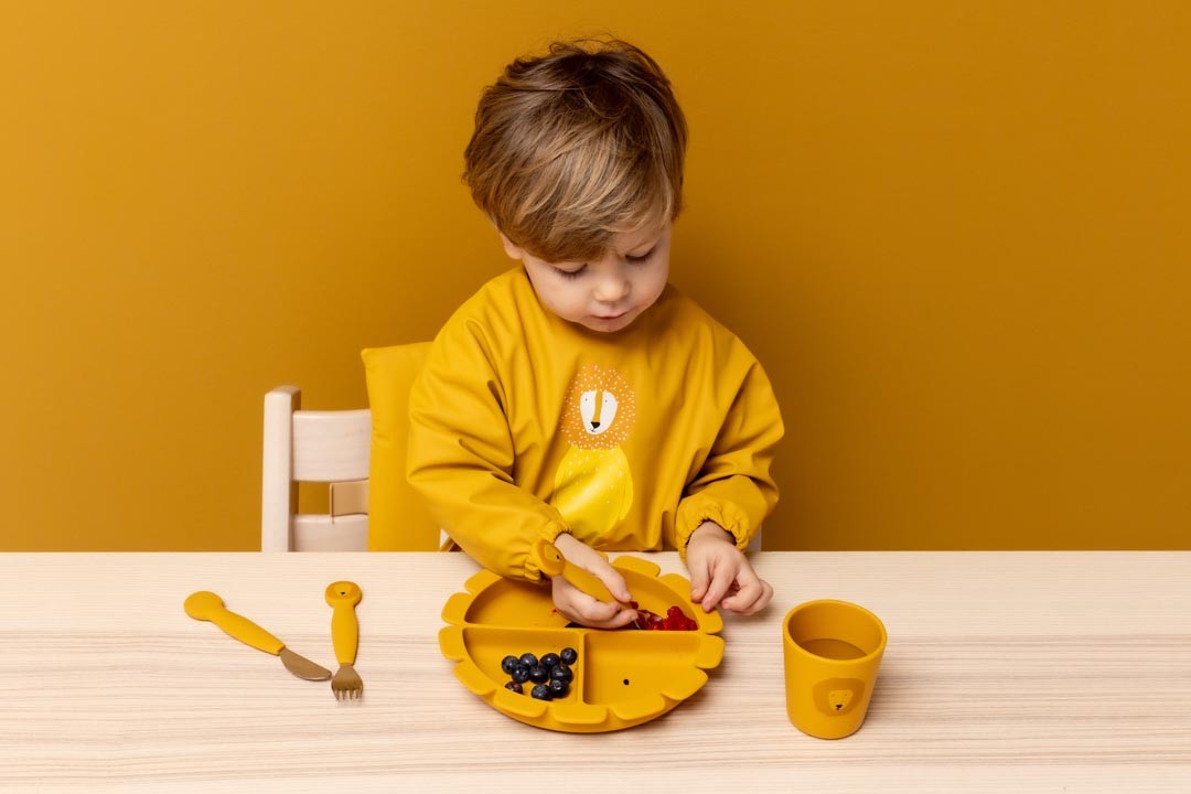 Silikoniniai puodeliai, 2 vnt. -  Ponas Liūtas - BureiKids