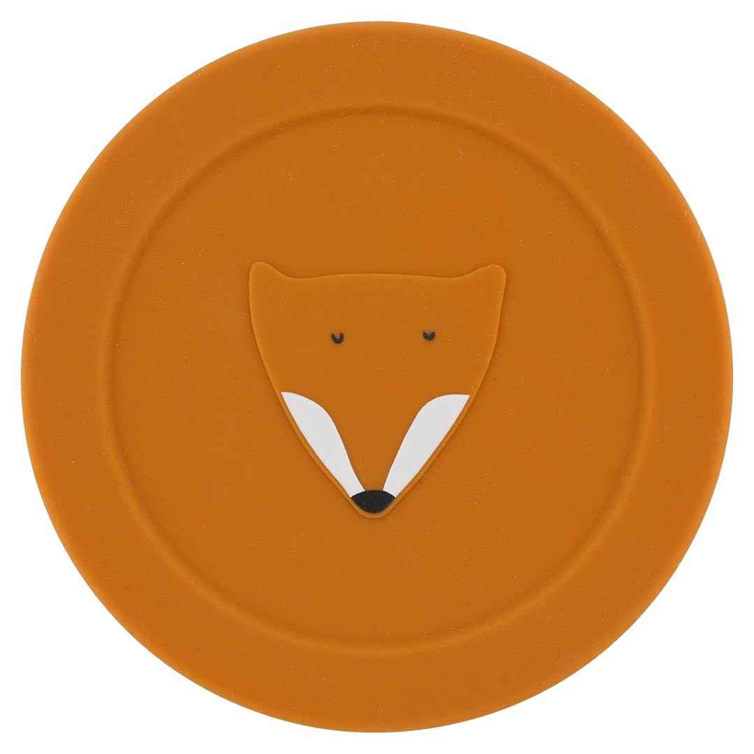 Silicone Snack Container with Lid - Mr. Fox