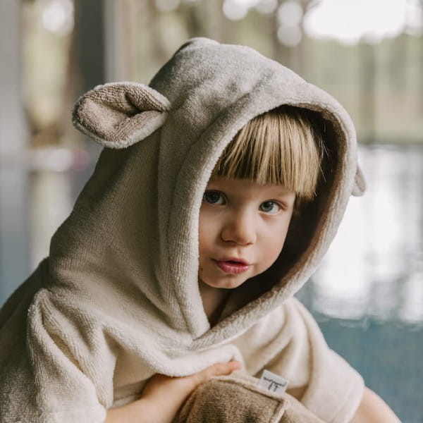 Avelės vaikiškas vonios pončas - Smėlio spalvos - BureiKids