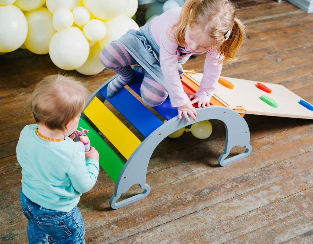 Sway vaivorykštės laipynės / sūpynės - BureiKids