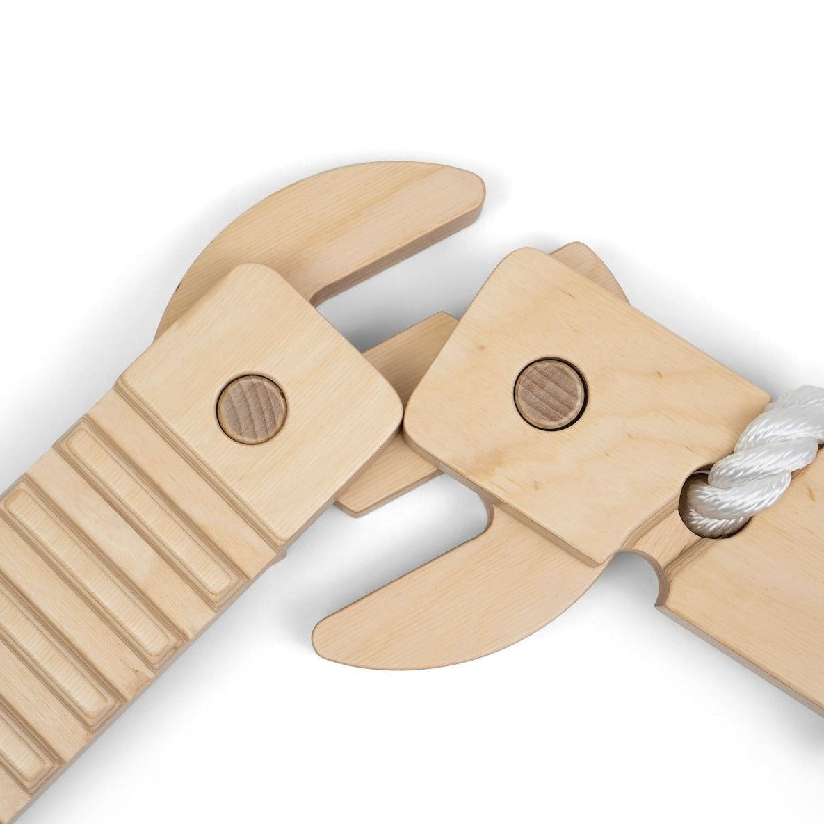 TipiToo®  Balansinių lentų iš 3 dalių rinkinys – balta virvė - BureiKids