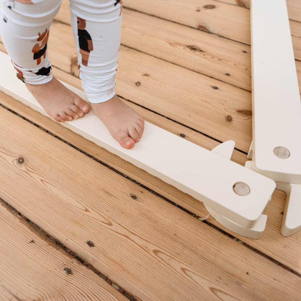 TipiToo®  Balansinių lentų iš 3 dalių rinkinys – balta virvė - BureiKids