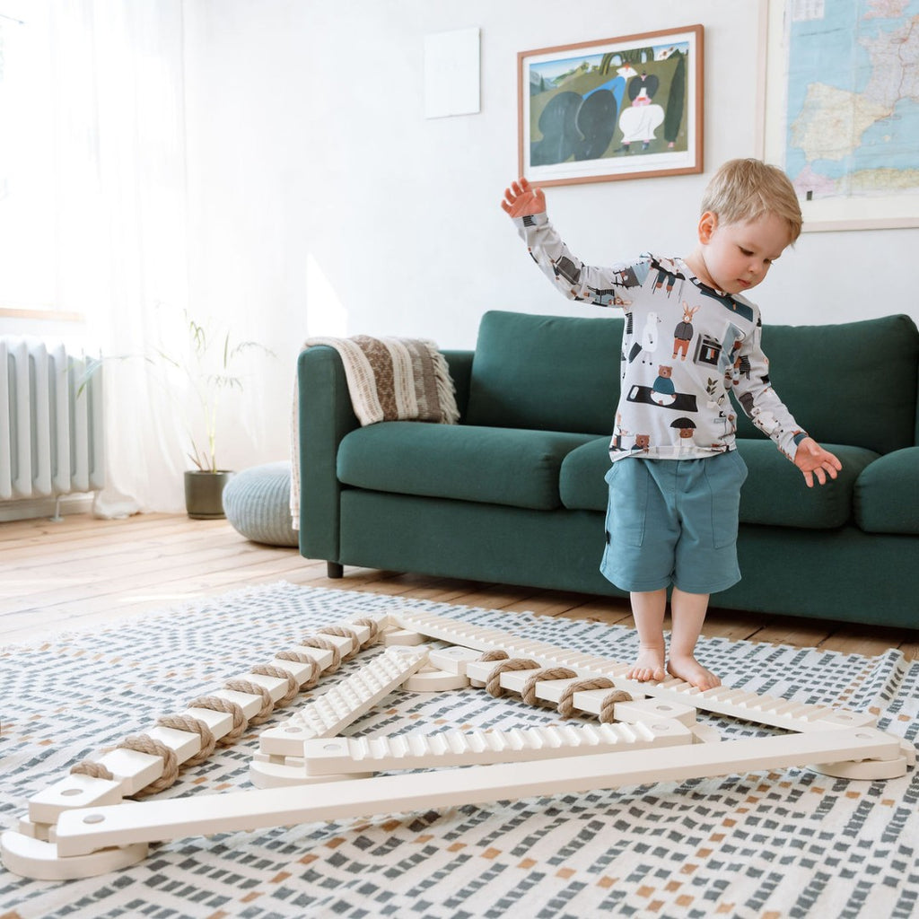 TipiToo® Balansinių lentų iš 3 dalių rinkinys – džiuto virvė - BureiKids