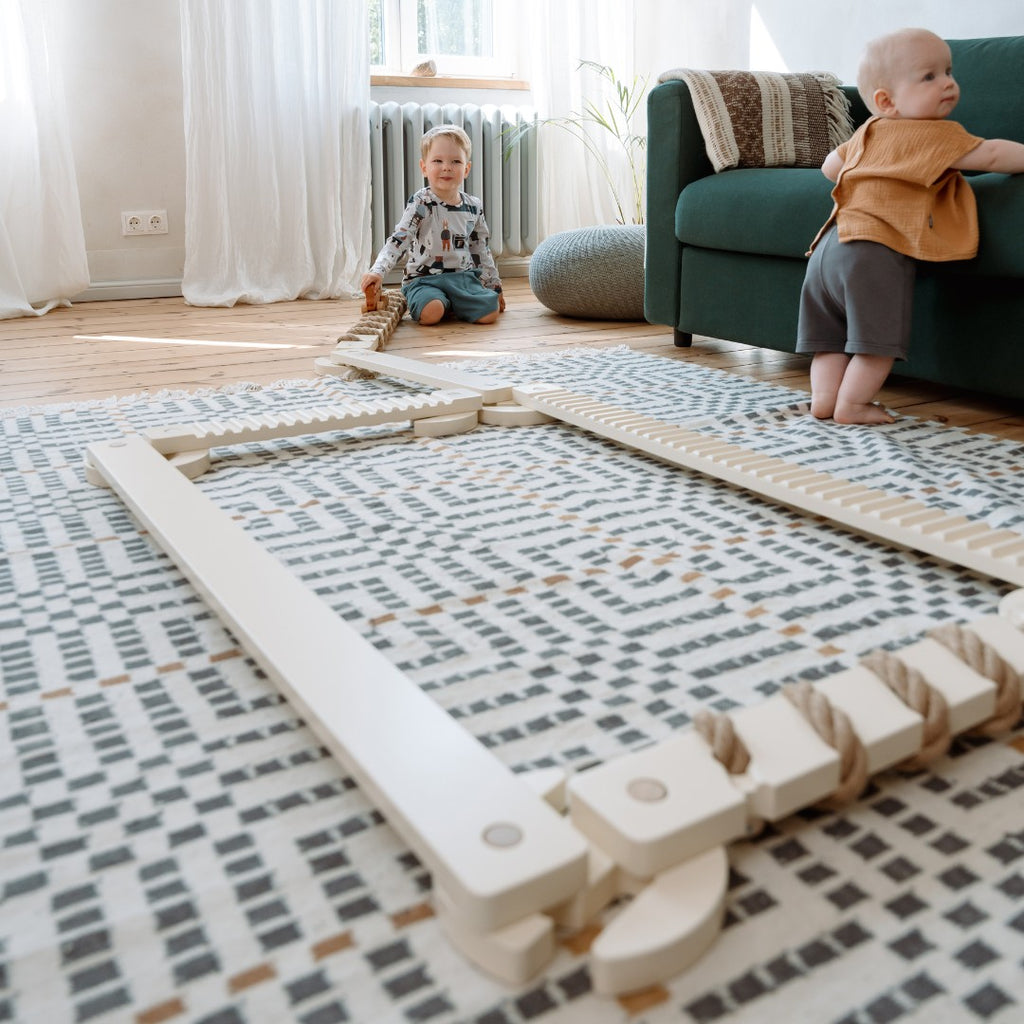 TipiToo® Balansinių lentų iš 3 dalių rinkinys – džiuto virvė - BureiKids
