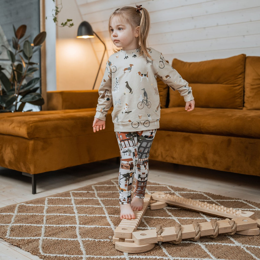 TipiToo® Balansinių lentų iš 3 dalių rinkinys – džiuto virvė - BureiKids