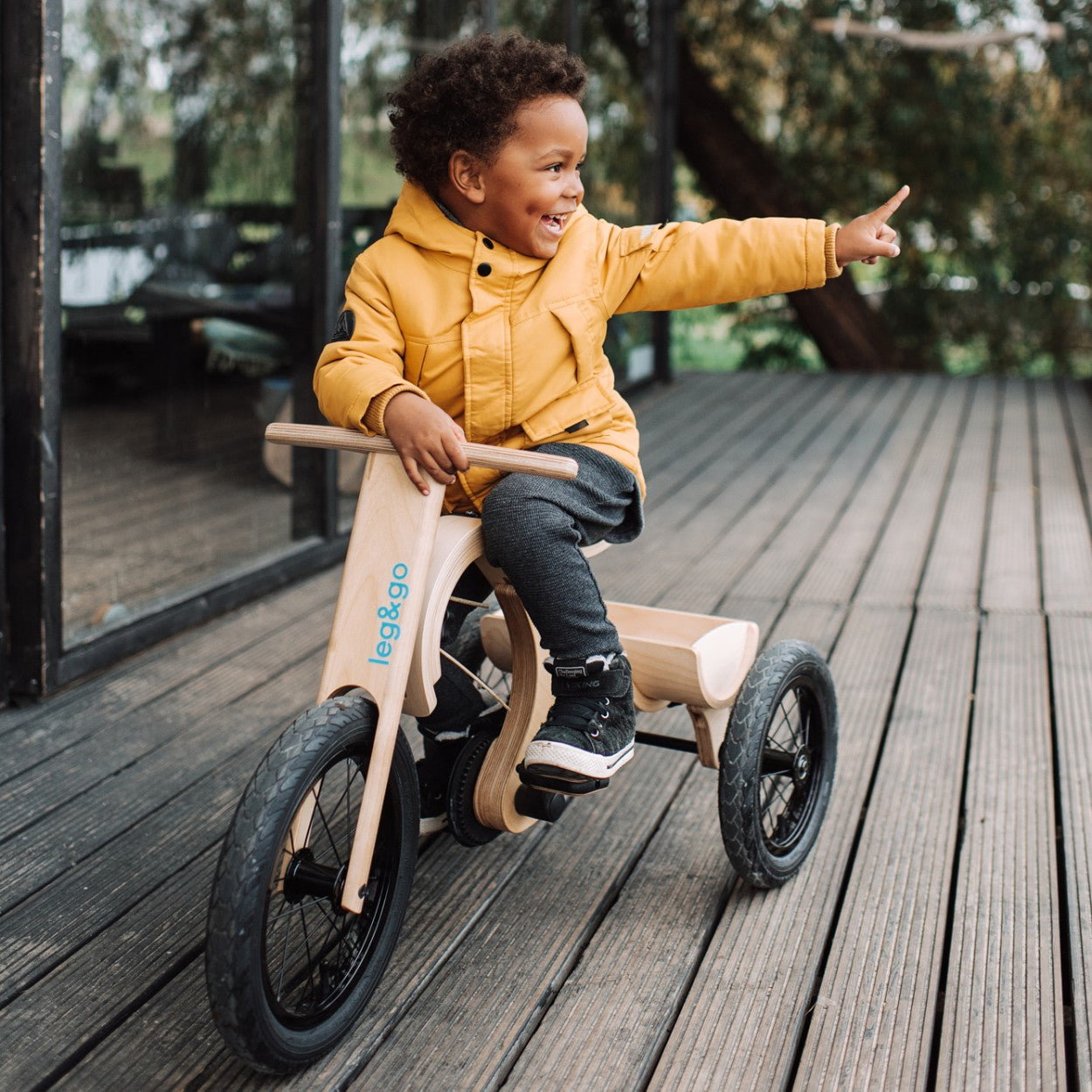 Triratuko priedas „Leg&Go“ 3in1 balansiniam dviratukui - BureiKids