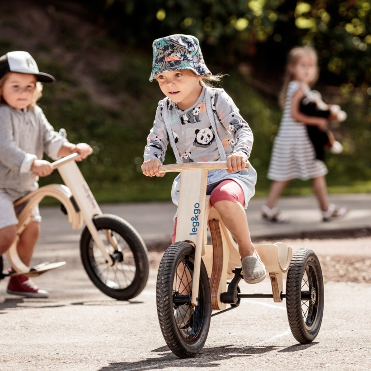 Triratuko priedas „Leg&Go“ 3in1 balansiniam dviratukui - BureiKids