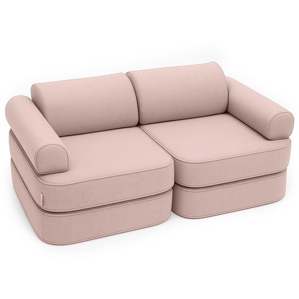 Vaikiška Outzy Pocket sofa, skirta naudoti viduje ir lauke - Rožinės spalvos - BureiKids