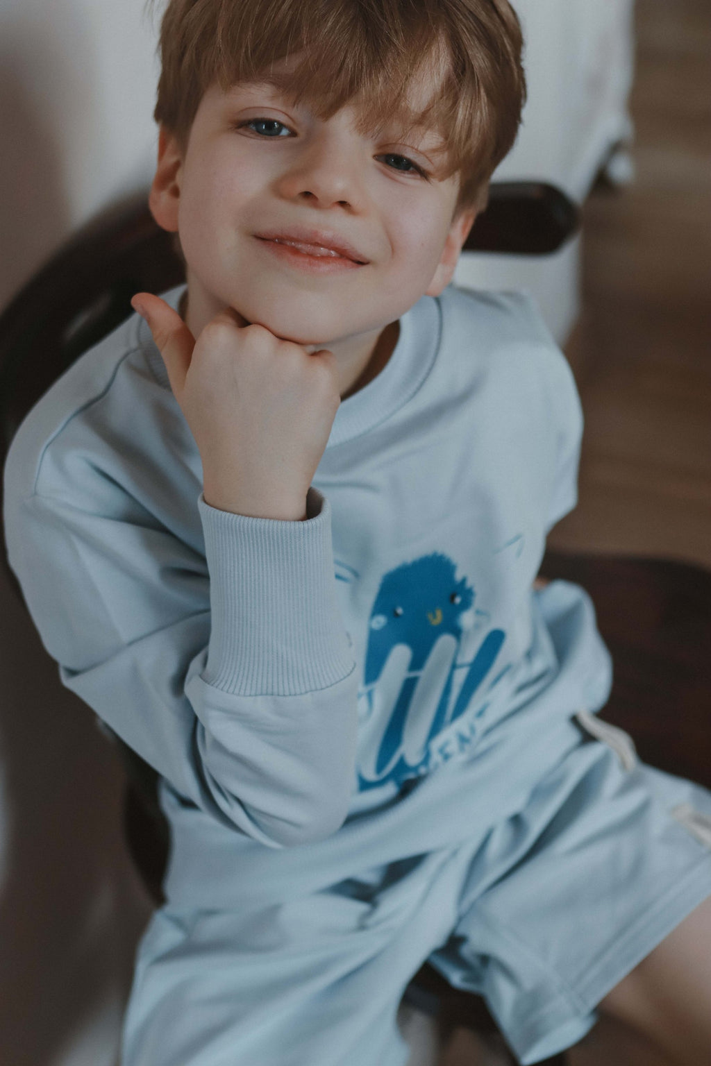 Vaikiškas džemperis - Pilkos spalvos- BureiKids