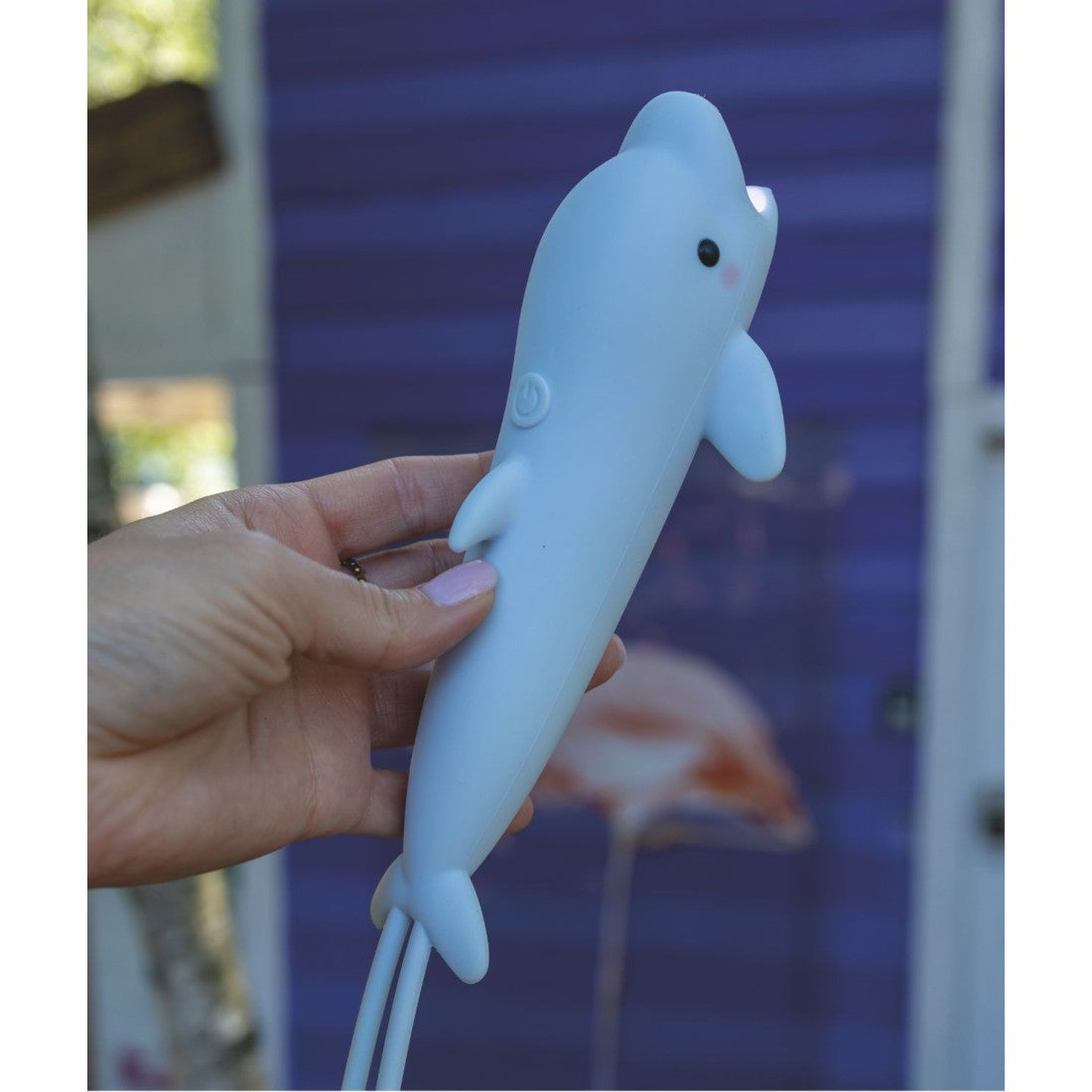 Vaikiškas žibintuvėlis – Delfinas mėlynos spalvos - BureiKids