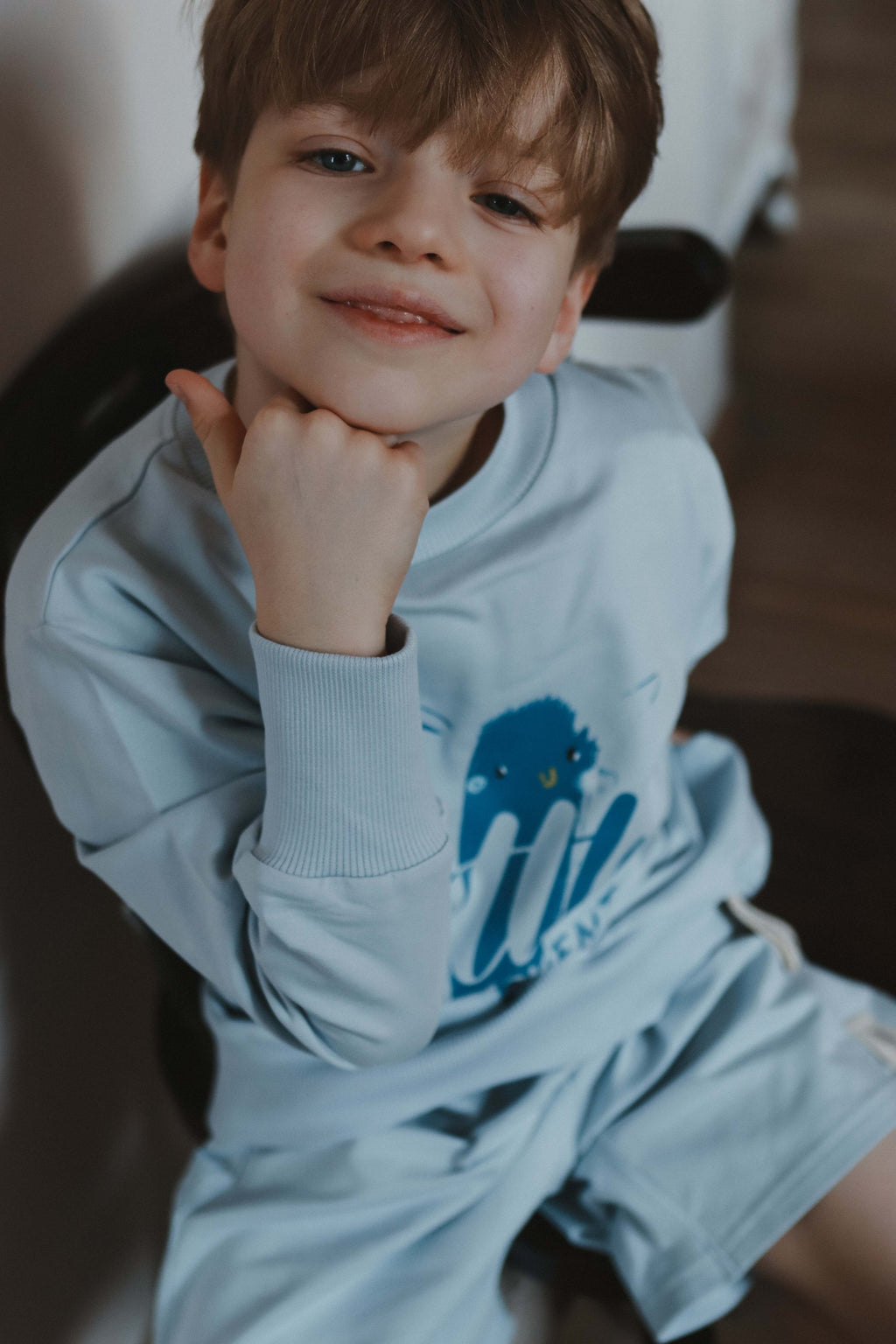Vaikiški šortai -Mėlynos spalvos - BureiKids