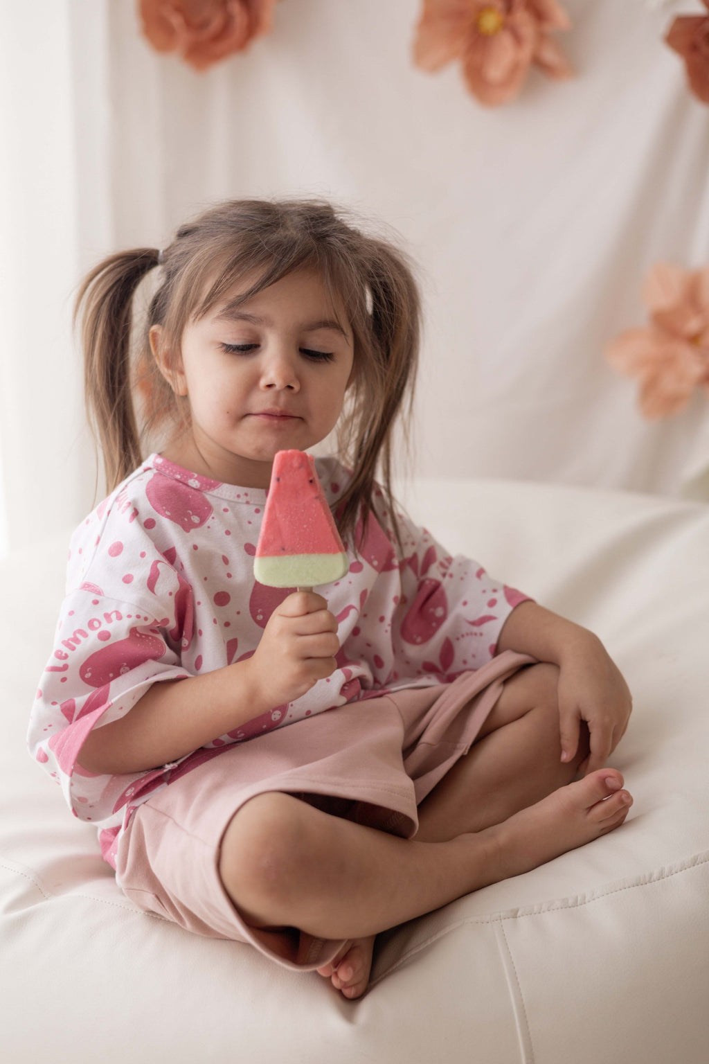 Vaikiški šortai - Rožinės spalvos - BureiKids