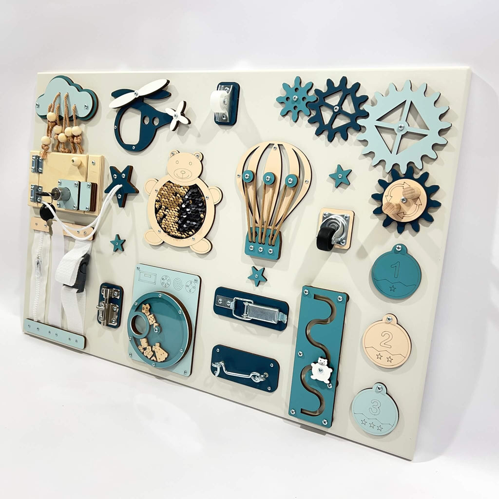 Vidutinio dydžio Montessori veiklos lenta (40×60 cm) - BureiKids