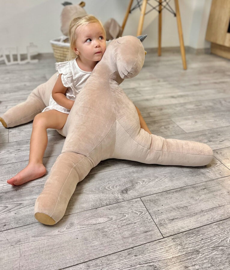 Giant Soft Toy Wingless Pegasus – Creamy