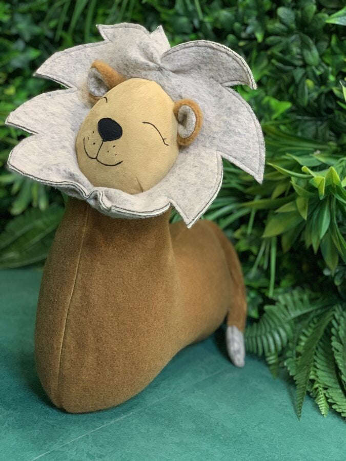 Handmade Lion Soft Toy Pillow