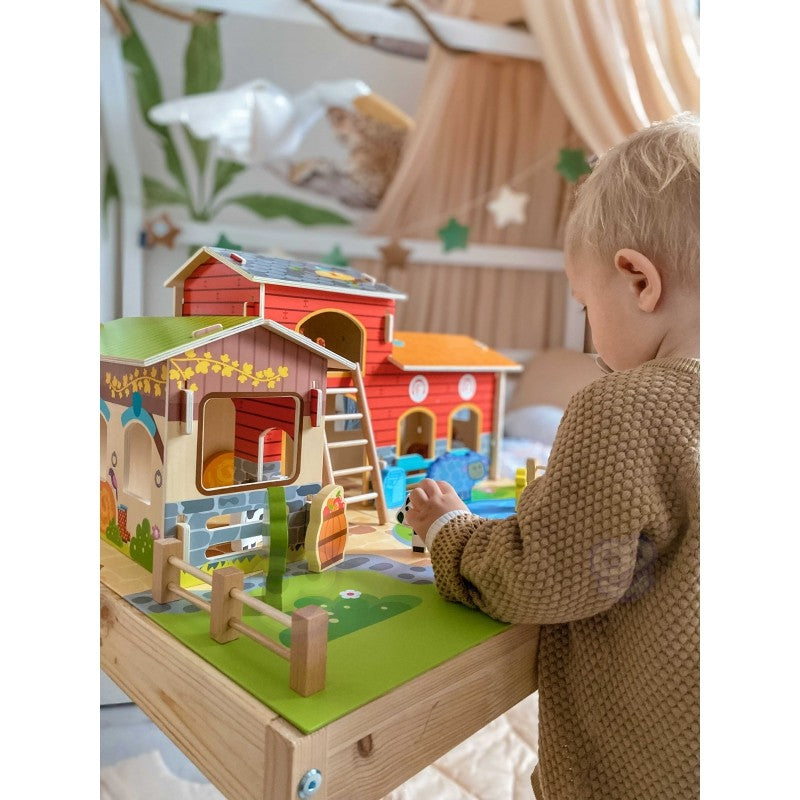 Ūkio žaislų rinkinys, 18 vnt. - BureiKids