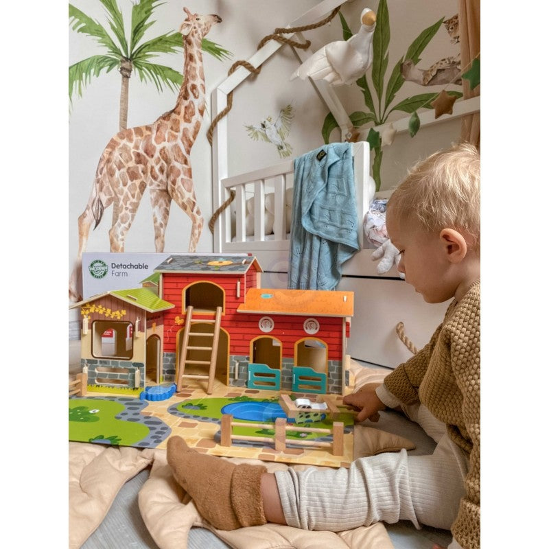 Ūkio žaislų rinkinys, 18 vnt. - BureiKids