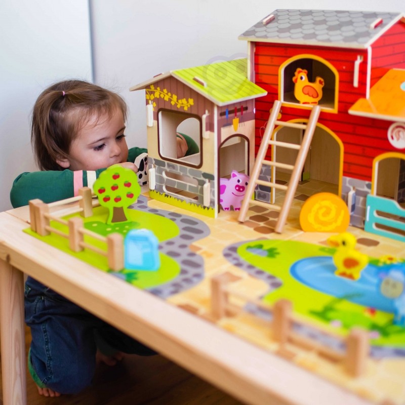 Ūkio žaislų rinkinys, 18 vnt. - BureiKids